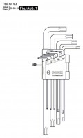 Bosch 1 600 A01 6L8 --- Hexagon-Socket Key Spare Parts